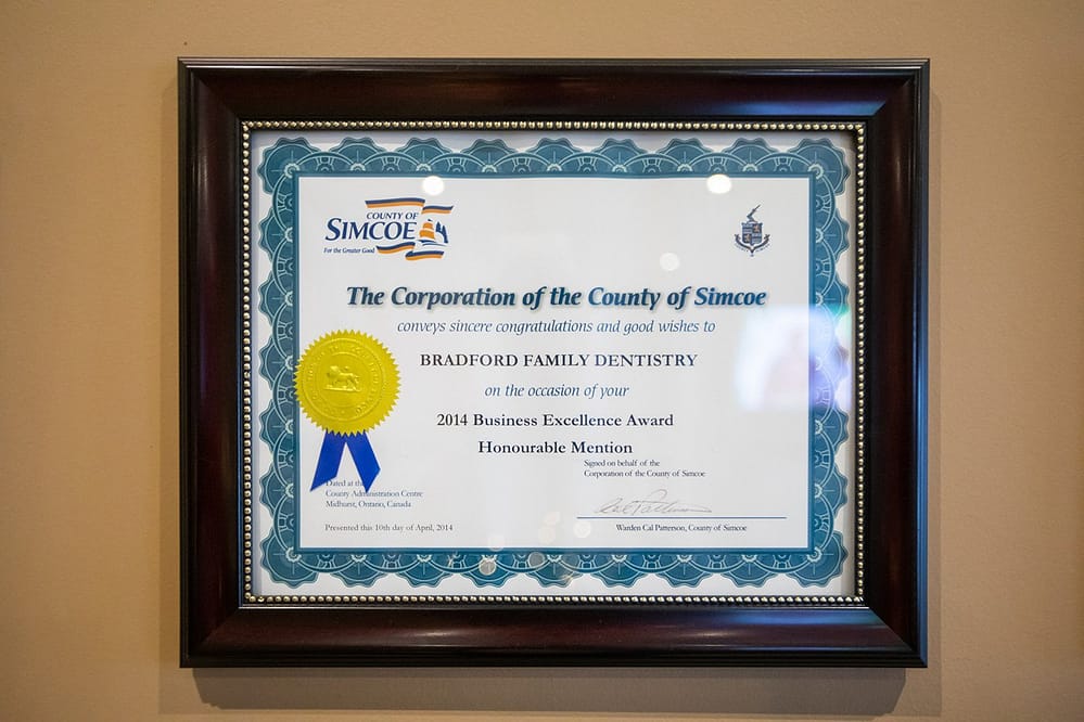 2014 Business Excellence Award - County of Simcoe