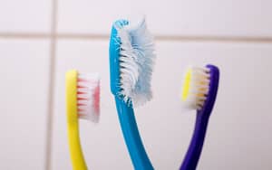 old-toothbrush-with-flat-bristles-valentine-bad-breath-Bradford-Family-Dentistry