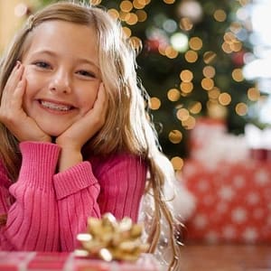Christmas Dental Tips - Braces image girl