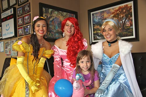 Bradford Family Dentistry princesses